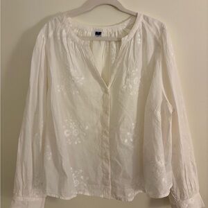 100% Cotton Embroidered Blouse
